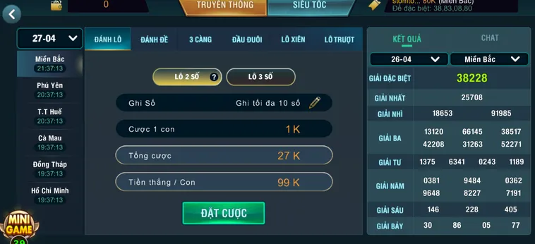 Lô Đề 1 Ăn 900 Tại B52 Club Sân Chơi Uy Tín Với Tỷ Lệ Trả Thưởng Cao Nhất
