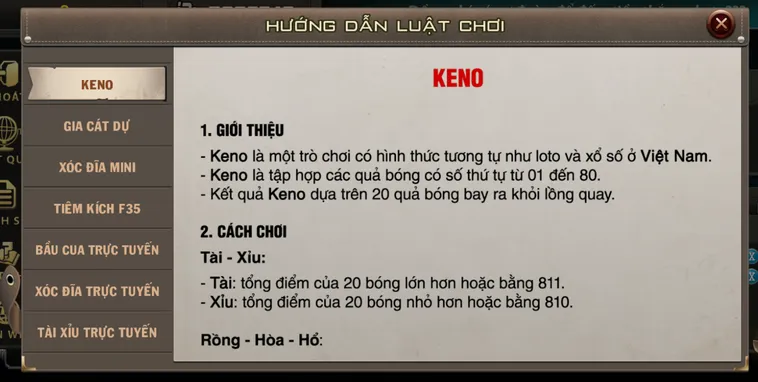 Keno Tại B52 Club Sảnh Đấu Trí Đỉnh Cao Với Tỷ Lệ Thưởng Cực Hấp Dẫn