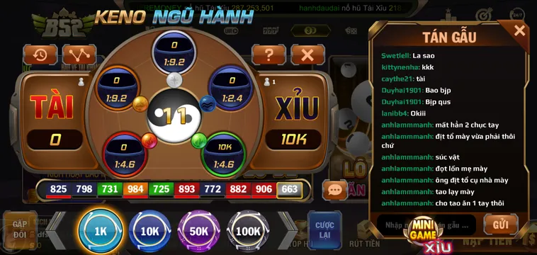 Keno Ngũ Hành Tại B52 Club Trò Chơi Dự Đoán Phong Thủy Thắng Lớn Mỗi Ngày