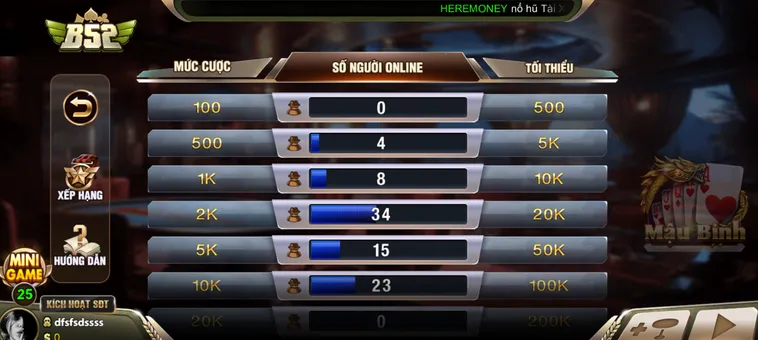 Trải Nghiệm Siêu Phẩm Game Bài Mậu Binh Tại B52 Club Với Chiến Thuật Đỉnh Cao