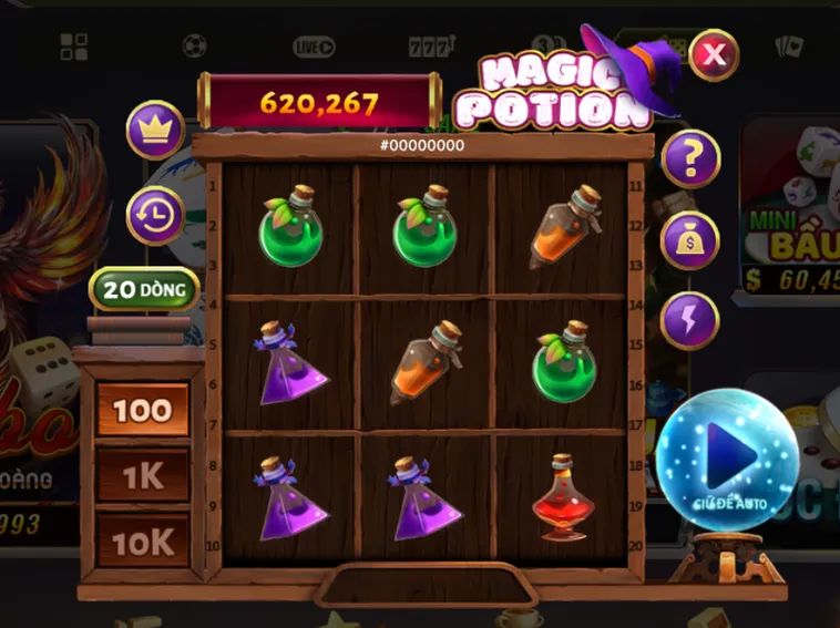 Chinh Phục Siêu Phẩm Minigame Magic Potion Tại B52 Club Với Thưởng Lớn