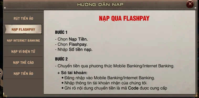 Nạp Tiền B52 Club Các Phương Thức Giao Dịch Tiện Lợi Và Siêu Tốc Nhất