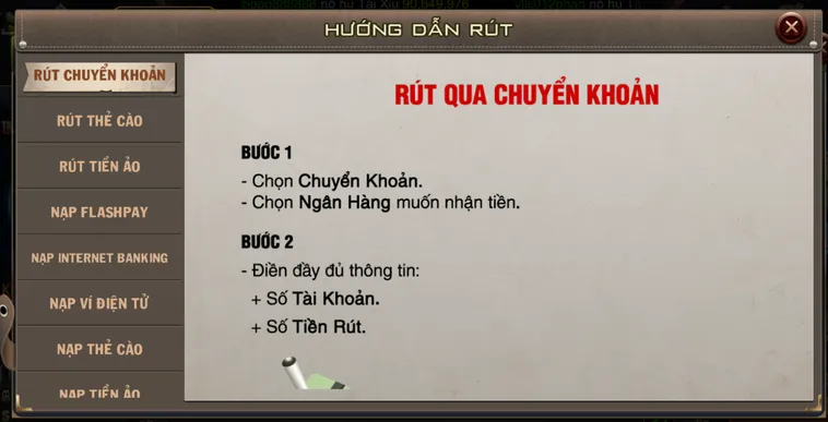 Các Bước Rút Tiền Chuyển Khoản Tại B52 Club Giao Dịch Nhanh Chóng An Toàn Tuyệt Đối