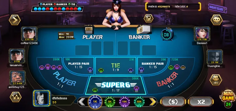 Chinh Phục Đỉnh Cao Game Super Baccarat 6 Tại B52 Club Với Thắng Lợi Lớn