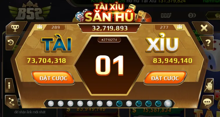 Casino Tài Xỉu Tại B52 Club Sân Chơi May Mắn Với Tỷ Lệ Thắng Khủng