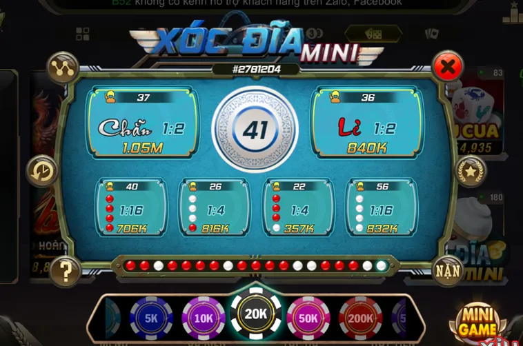 Trải Nghiệm Minigame Xóc Dĩa Mini Tại B52 Club Đỉnh Cao Với Tỷ Lệ Thắng Lớn
